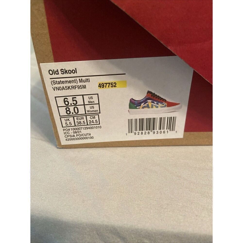 Vans Classic Old Skool Mix and Match" Men‎ Size 6.5 Women 8 - Picture 6 of 9